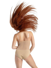 Load image into Gallery viewer, Capezio Plunge Neck Mesh Midriff Body Stocking