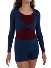 Load image into Gallery viewer, Capezio Harmonie Cropped Pinch Sweater
