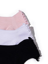 Load image into Gallery viewer, Capezio Children’s Scalloped Edge Sock 3pk