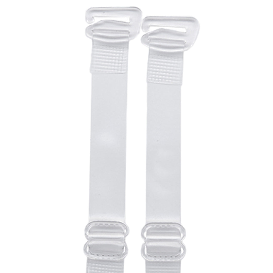 Energetiks Seamless Bra Straps - Flesh (Fabric) & Clear