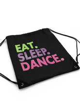 Load image into Gallery viewer, Capezio Eat. Sleep. Dance. Drawstring Bag