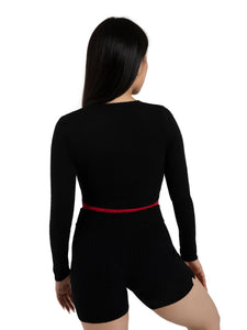 Capezio Harmonie Cropped Pinch Sweater