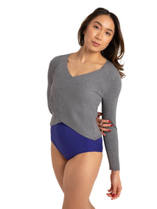 Capezio Harmonie: Wellness Wrap Sweater