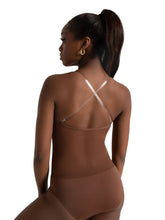 Load image into Gallery viewer, Capezio Plunge Neck Mesh Midriff Body Stocking