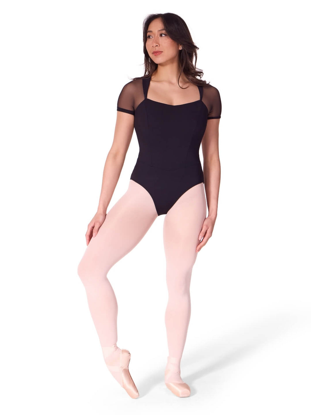Capezio Soft Elegance: Corset Short Sleeve Leotard