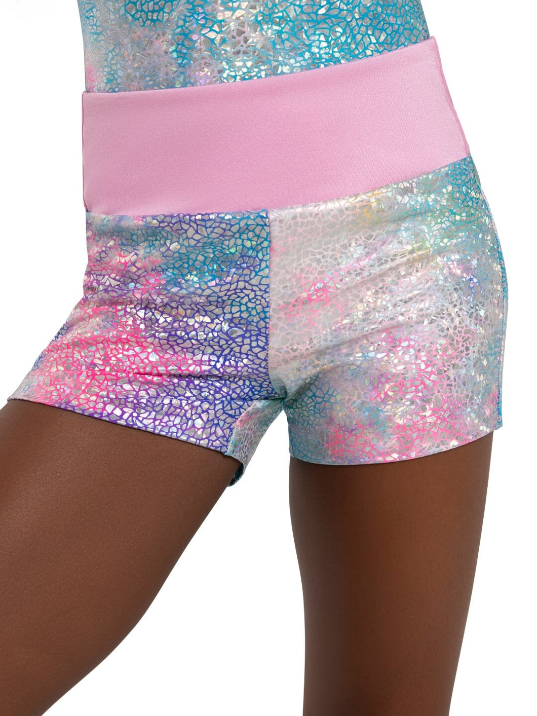 Capezio Unicorn Disco Gymnastics Collection - Shimmer Short