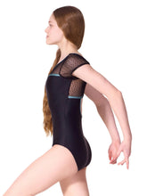 Load image into Gallery viewer, Capezio Enchanted Contrast: Harmony Short Sleeve Leotard