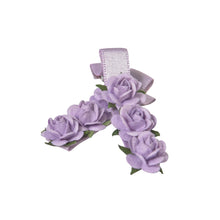 Load image into Gallery viewer, Mimy Satin Blossom Hair Clips 2pk