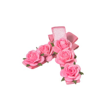 Load image into Gallery viewer, Mimy Satin Blossom Hair Clips 2pk